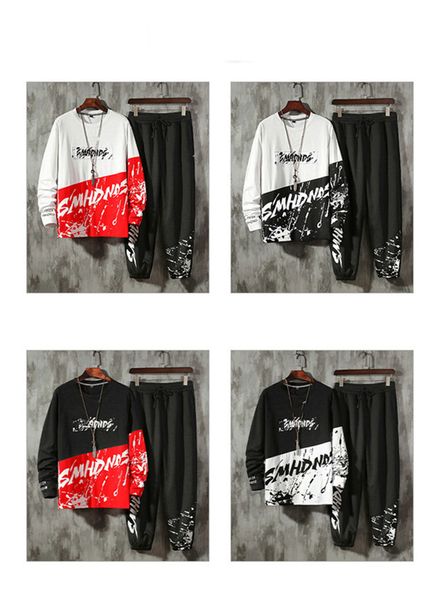 

mens designer spring summer active tracksuit printed mens pullover sweetest casual tracksuits brand suits oversize --5xl, Gray