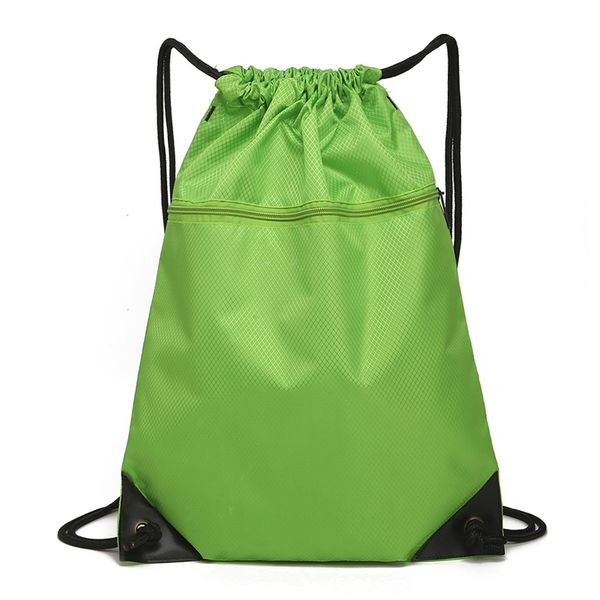 

waterproof beam pocket drawstring backpack men and women outdoor large capacity travel travel bag running sports storage bag