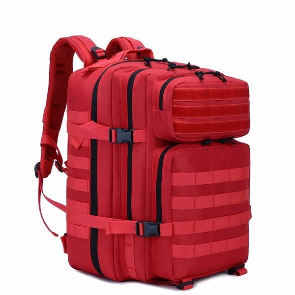 

45 l outdoor trekking hiking climbing backpack multi-function large capacity travel bag tactical training hunting package