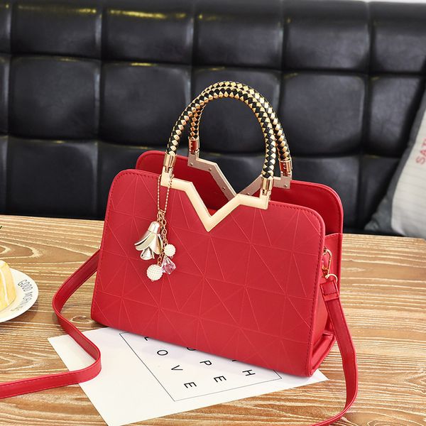 

2020 new women's bag fashion shoulder bag women's pu leather messenger bridal wedding handbag