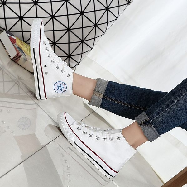 

new classic canvas vulcanized men's shoes couple models student autumn korean version, Black