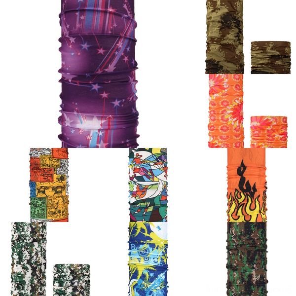 

rfnmj 3d shield face masks punisher hunting buffs bandana cosplay neck gaiter national flag face cycling outdoors tube scarf facemask, Black