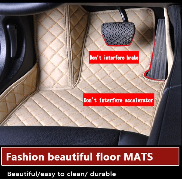 

wholesale custom car floor mats for jeep grand cherokee 2014 luxury 3d leather car floor mats waterproof fit dust-proof protects stains