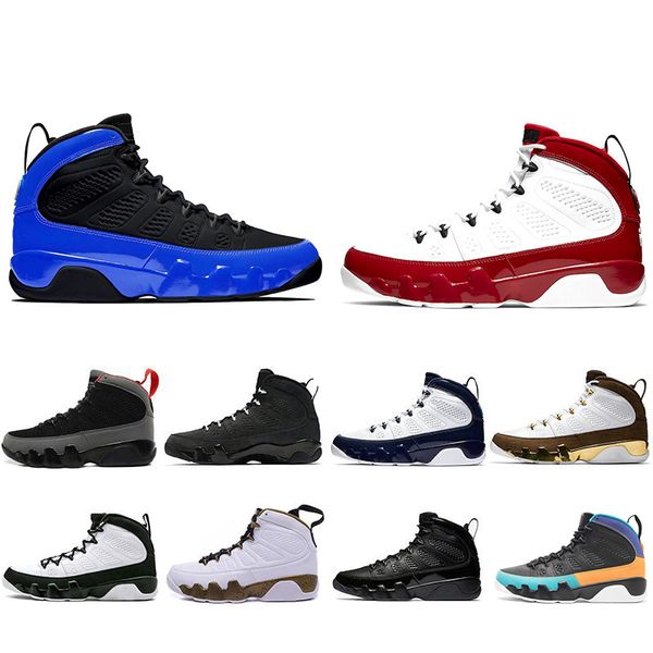 

new classic crawfish gym red 9 citrus mens basketball shoes 9s og racer blue la bred unc space jam mop melo trainers sneakers, White;red