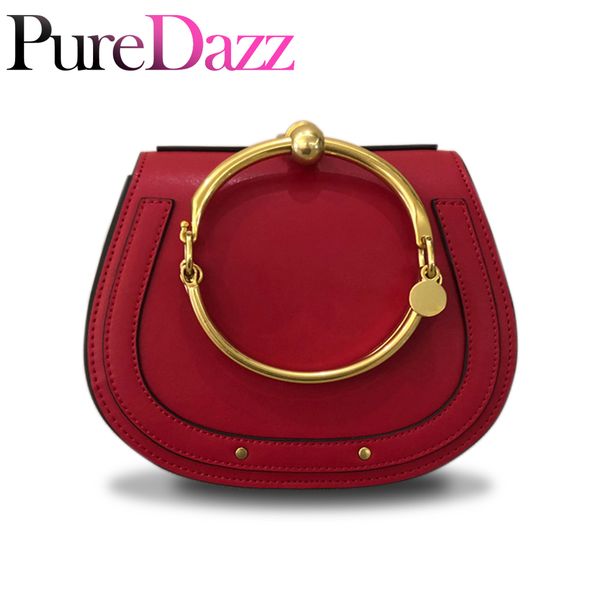 

2020 womne crossbody bag vintage ring handle bag shoulder brand designer saddle for female