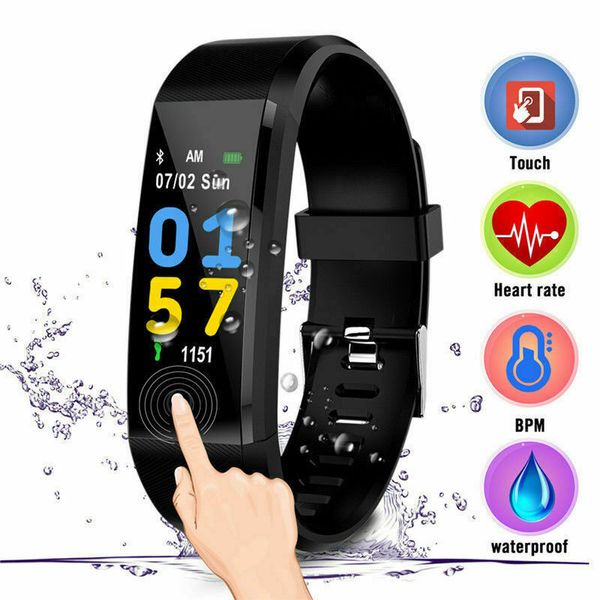

smartwatch blood pressure heart rate movement smart band waterproof multi-functional smartband wristband smart watch men women