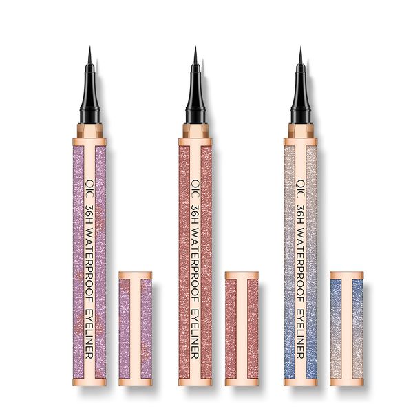 Wasserdichter flüssiger Eyeliner-Stift, Schwarz, Präzisions-Micro-Eyeliner, schnell trocknender, langlebiger Make-up-Eyeliner-Stift