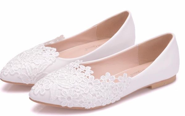 

women's shoes in spring and autumn flat bottom pointed end flower @kl316, Black