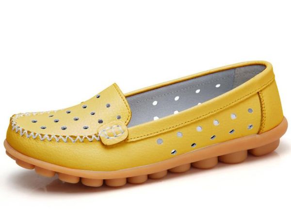 

female shoes women flats casual shoes leather 023, Black