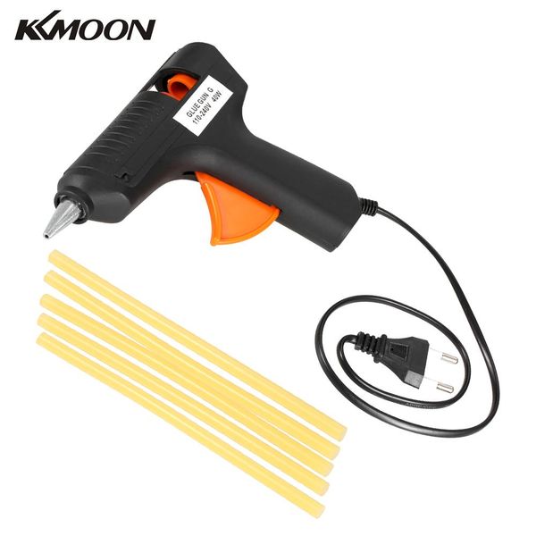 

40w melt glue gun with 5pcs glue stick industrial mini guns thermo electric heat temperature paintless dent repair tool