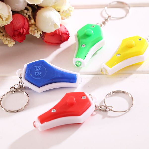 UV-Licht-Geld-Detektor-Schlüsselanhänger, Mini-LED-UV-Geld-Detektor, Schlüsselanhänger, modisch, tragbarer Schlüsselanhänger, Großhandel, 4 Farben, VT0383