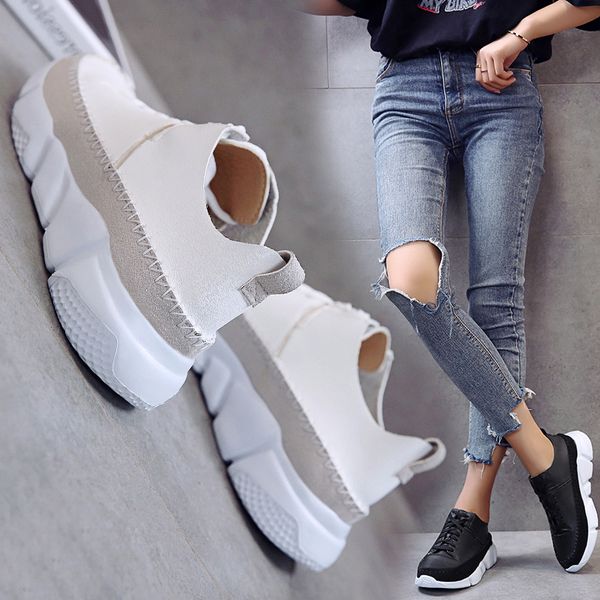 

size 35-43 breathable women sneakers running shoes woman pu lace up round toe sneaker casual women shoes footwear 2020