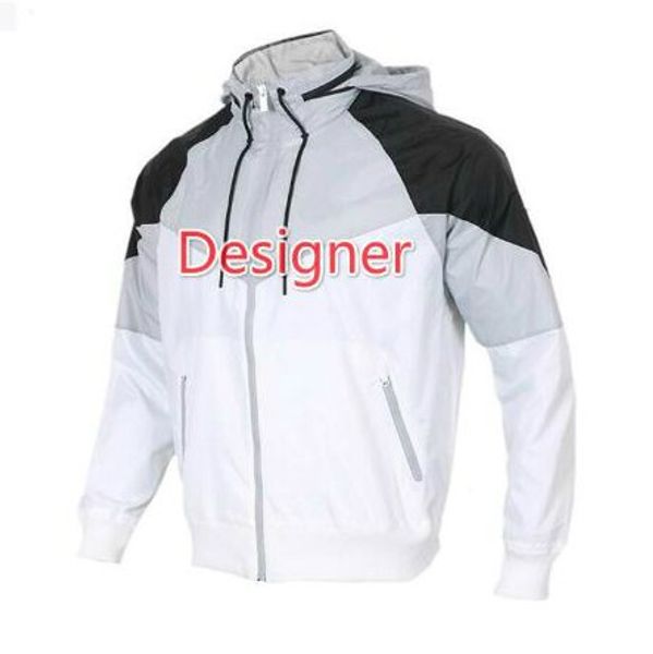 

new designer men jackets with letter spring brand jacket coats for men windbreaker fashion hoodies contrast colors sweatshirt clothing s-2xl, Black;brown