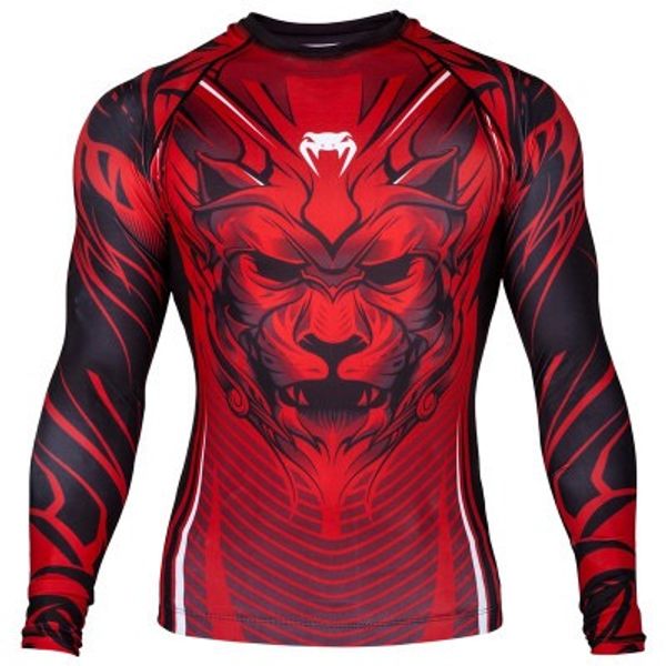 

red t shirt sportwear suit mens trunks sublimated print bjj boxing rashguard jiu jitsu gi rash guard breathable muay, White;black