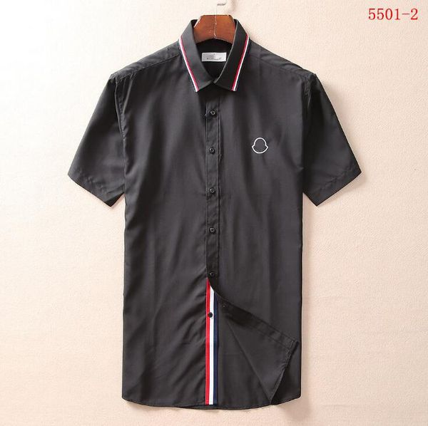 

Men Casual Shirts Brand New White Shirts Embroidery Designer Men's Shirts