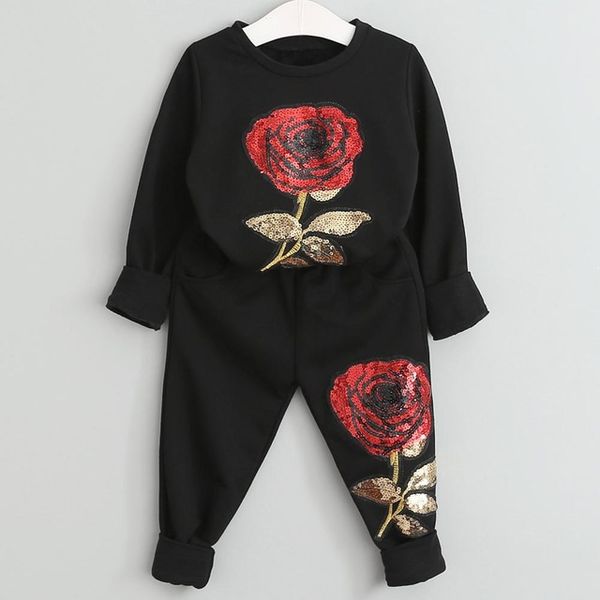 

children clothing toddler girls clothes 2019 autumn boys clothes 2pcs outfit kids girls suit for tracksuit sets, White