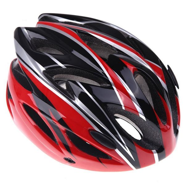 

sews-cycling bike helmet sports ultralight severally mold with visor (black + red