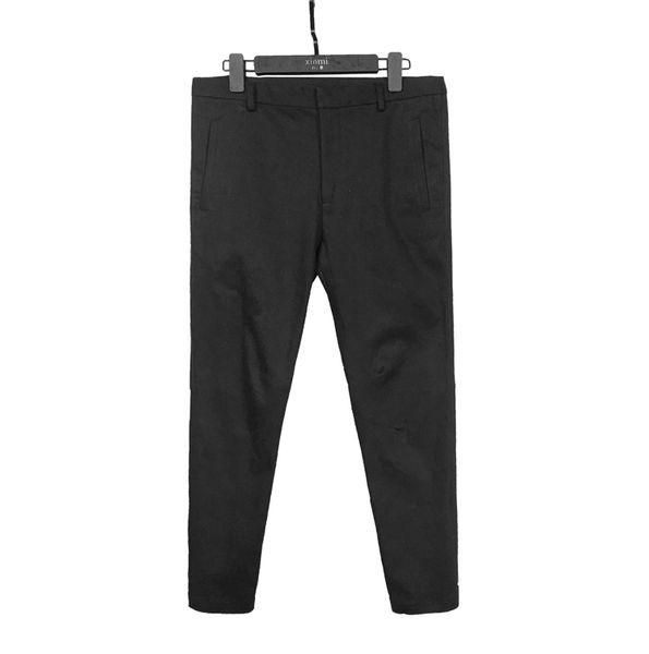 

slim skinny men soccer training pants jogging trousers mens sport pants survetement sweatpant football running pant leg zipper, Black