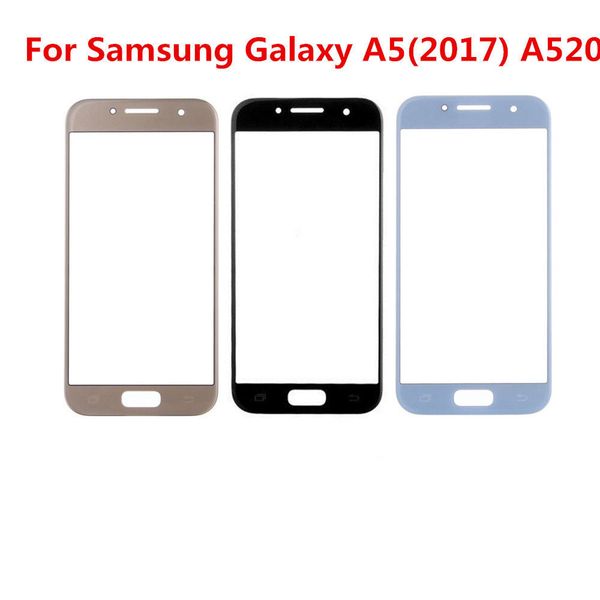 

20pcs for samsung galaxy a5 2017 a520 a520f outdoor glass / front front lens cover screen (without digitizer) for galaxy a5 2017