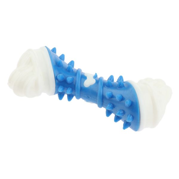 

dog toothbrush toys bone stick brush, safe soft rubber dog teeth cleaning chews toy for puppy pet oral care