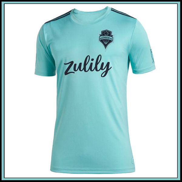 

2019 mls parley seattle sounders fc teal jerseys men soccer jersey football shirt 19 20 mls parley seattle sounders fc teal soccer jerseys, Black;blue
