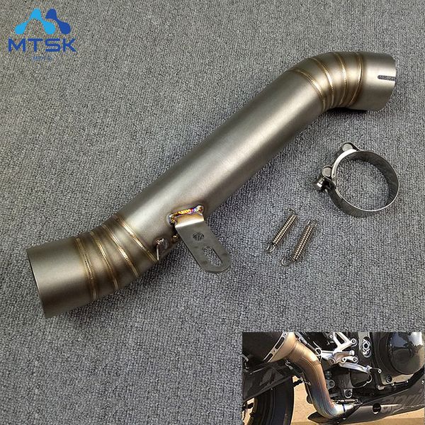 

motorcycle accessories escape moto for aprilia rsv4 2012 2013 2014 2015 motorcycle stainless steel exhaust middle pipe link