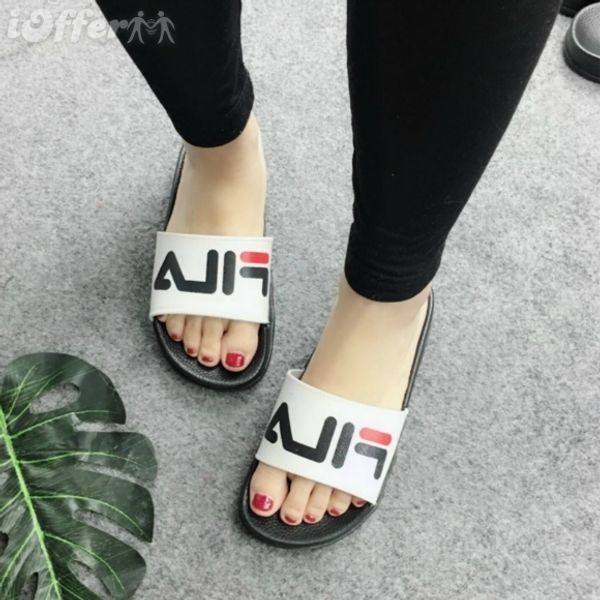 

Дизайнер резиновые слайд сандалии цветочные парча мужчины тапочки передач днища