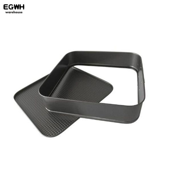 

9.5inch square carbon steel cake baking pan bottom removable mold bakeware pan baking tool