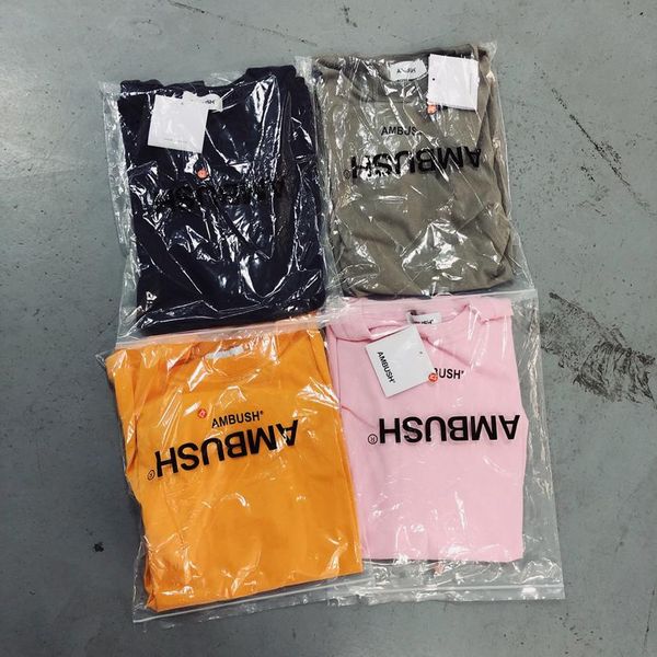 

3m reflective t-shirt ambush cotton mens summer dress four color ambush t shirt casual tee blusas mujer de moda 2018, White;black