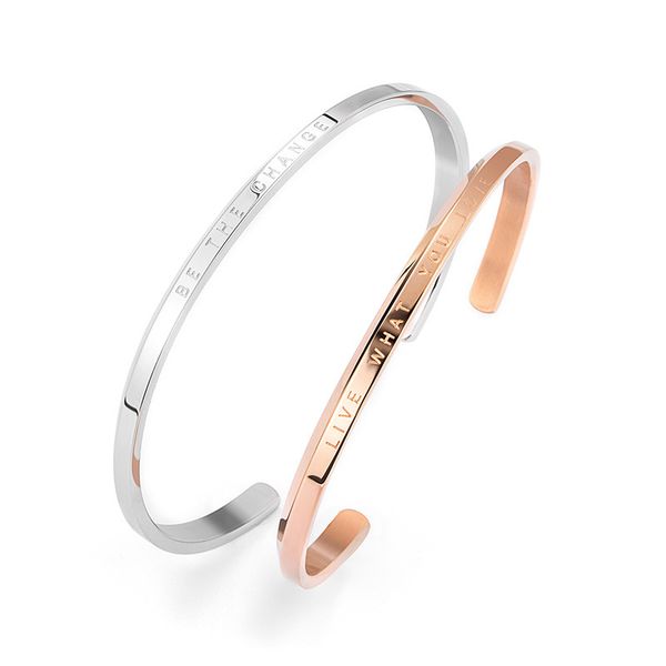 

открыть простое письмо браслет открыть пару браслет отправить подруге подруге творческий сюрприз, Golden;silver