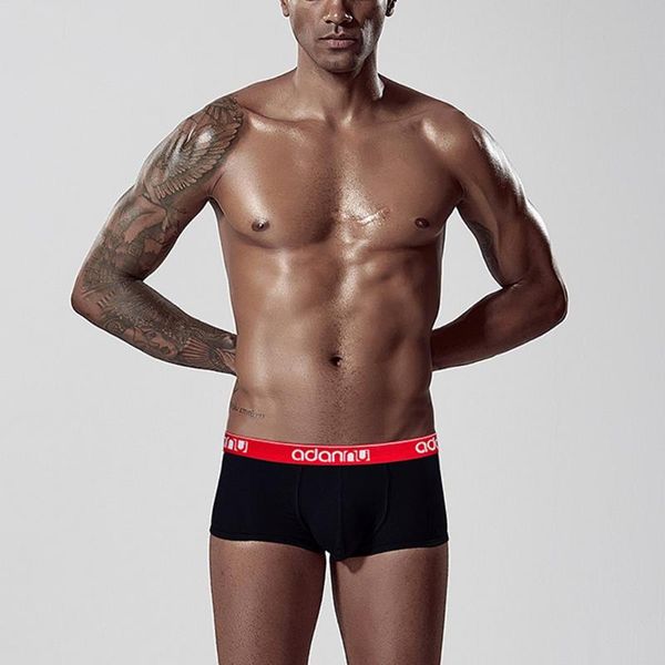 

men's letter printing boxers underwear 2020 breathable gay boxershorts cuecas boxer masculina #30, Black;white