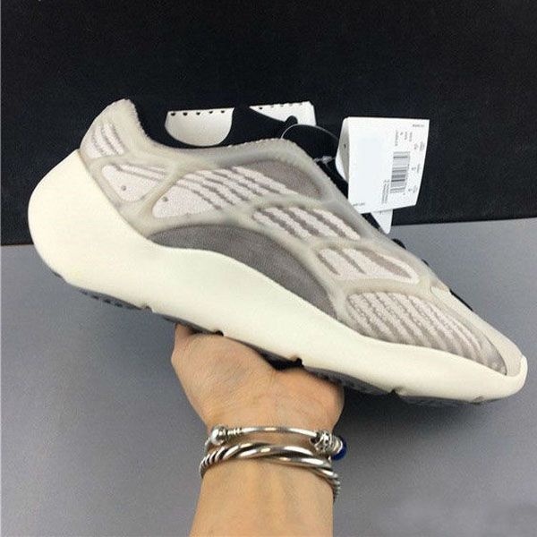 

2020 sale 700 v3 azael white skeleton 3m reflective glow in the dark upper wave running shoes sports sneakers