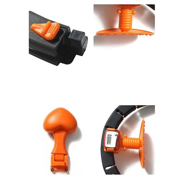 

8 section fitness hoop portable lightweight weighted exercise hoops with massage board count female waist weight loss artifact yoga circles