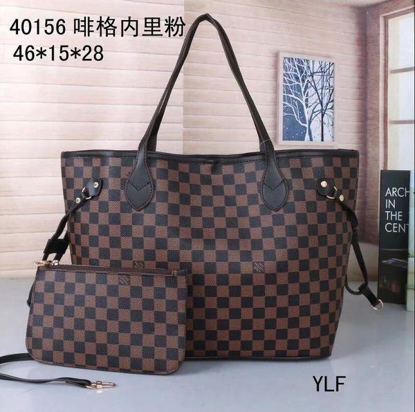 

2-piece set ladies purse leather ladies fashion handbag purse bag famous quality famous casual handbag designers handbag 23