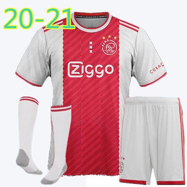 2020 Thai Quality 2020 2021 Ajax FC Kids Kits+Socks Soccer ...