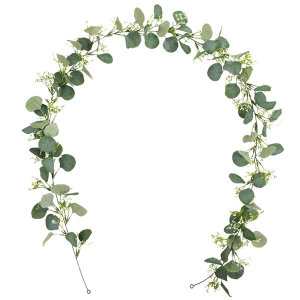 

artificial eucalyptus wreath wall / background / wedding flower table flag decoration wreath ivy - ceremonial decoration a