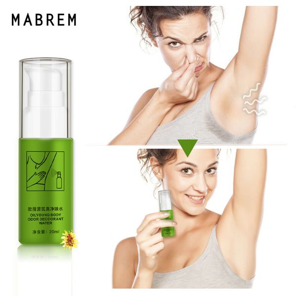 

20 ml body odor deodorant water summer antiperspirant spray underarm sweat deodorization odor clean underarm deodorant tslm1