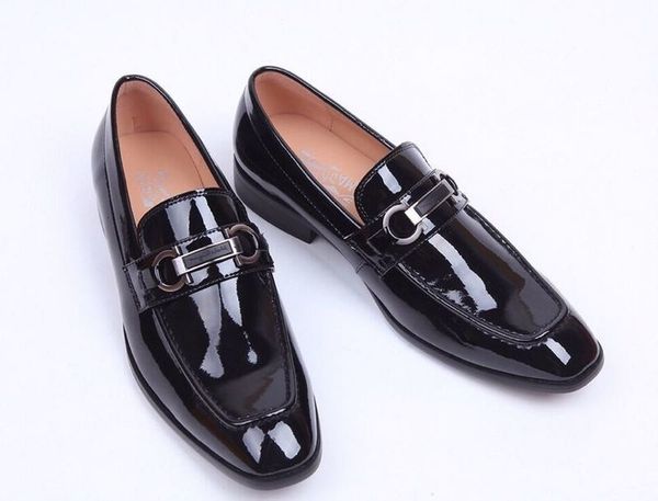 

duping520 classic patent leather business shoes men dress shoes moccasins loafers lace monk straps boots drivers real leather