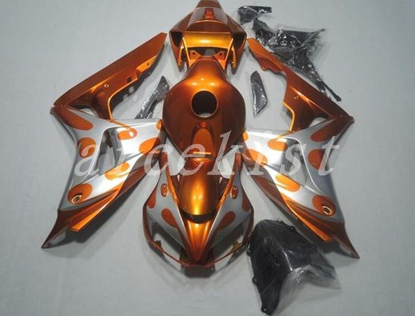 

новый комплект обтекателя abs, пригодный для honda cbr 1000rr cbr1000 06 07 cbr1000rr 06 07 cbr 1000 2006 2007 изготовленный на заказ оранже