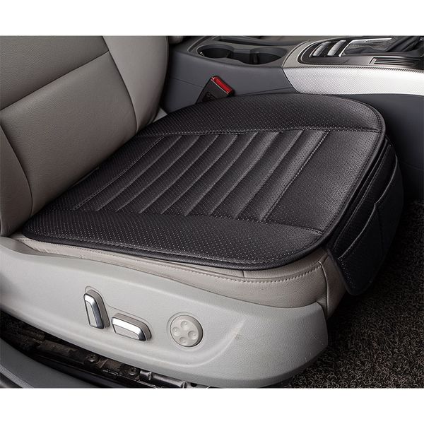 

faux leather car seat cover four season use single car seat pad leather cushion