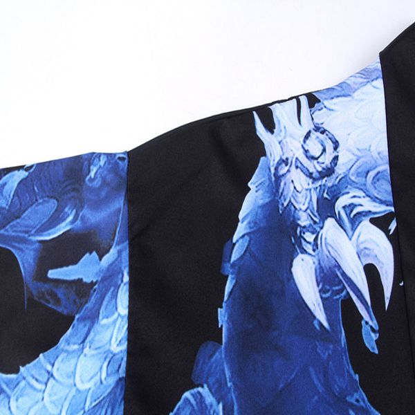 

selling supply of goods robes cool popular robes chinese clothing men and women three-quarter-length sleeve mantle, Tan;black