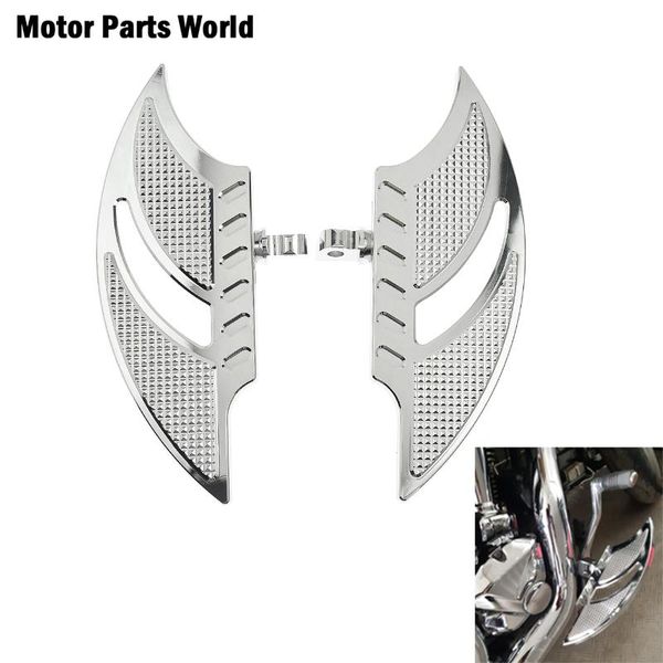 

motorcycle foot pegs passenger rear floorboard chrome footrest for xl touring electra glide road king dyna