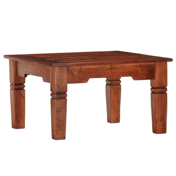 

side table 60x60x35 cm solid acacia wood dining room furniture