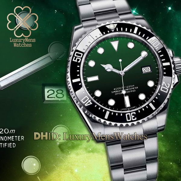 

automatic movement 114060 116610ln 116610lv 116613lb core sapphire mirror calendar silver steel strip 43mm and 40mm options relÃ³gio de luxo, Slivery;brown