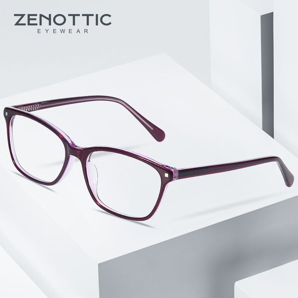 

zenottic glasses frame clear prescription eyeglasses 2019 ladies spectacles myopia optical frames fashion eyewear bt3031, Black