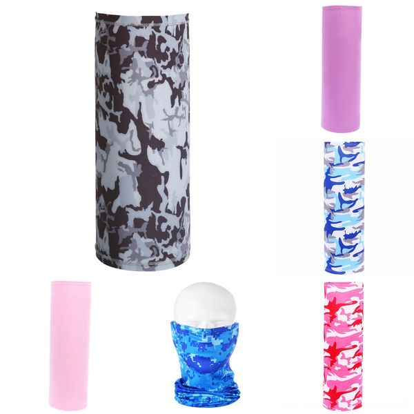 

wnzcw stylish face scarf magic scarf mask cover outdoor sports windproof cycling headband protector neck bandanas face mask, Black