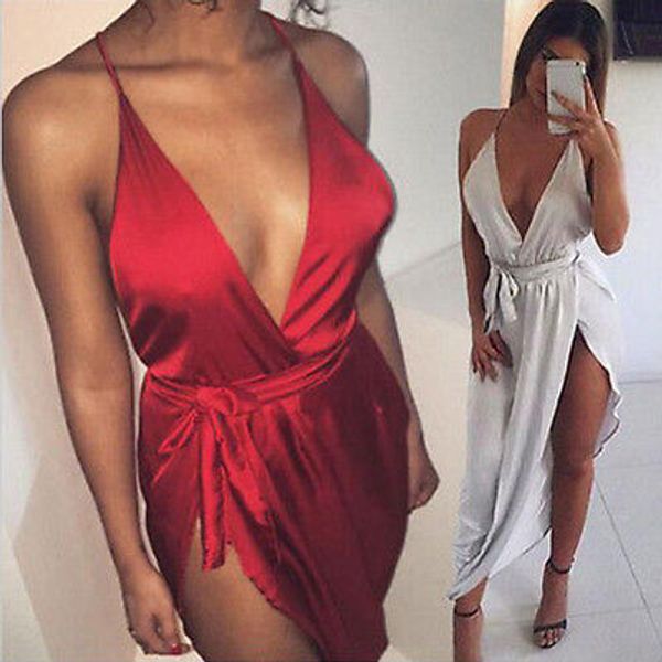 

2019 new arrival summer sexy/sissy women lingerie sleepwear underwear chemise female sleeve deep v-neck lace up sleepshirts, Black;red