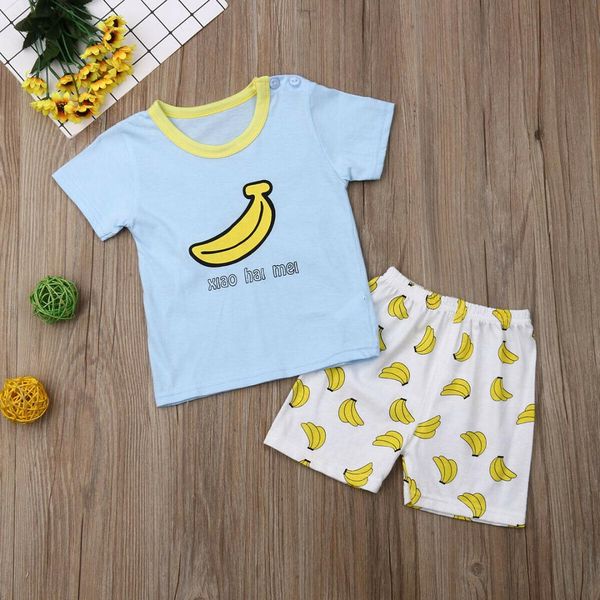 

pudcoco 2019 kids baby clothes girls boys tops t-shirt + shorts summer casual outfits set, White