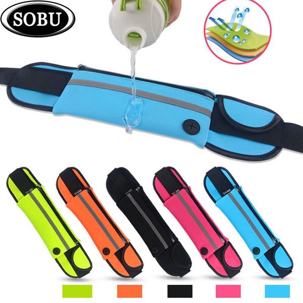 

nylon waist pack men women fashion multifunction fanny pack bum bags hip money belt travel for mobile phone bag t005
