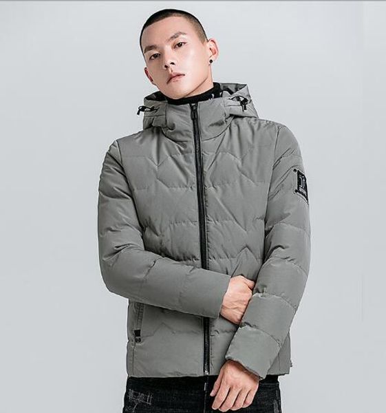 

модные дизайнерские куртки для мужских пальто зима с длинным рукавом с капюшоном молодежная верхняя одежда толстая одежда 3 цвета полиэстер, Black;brown